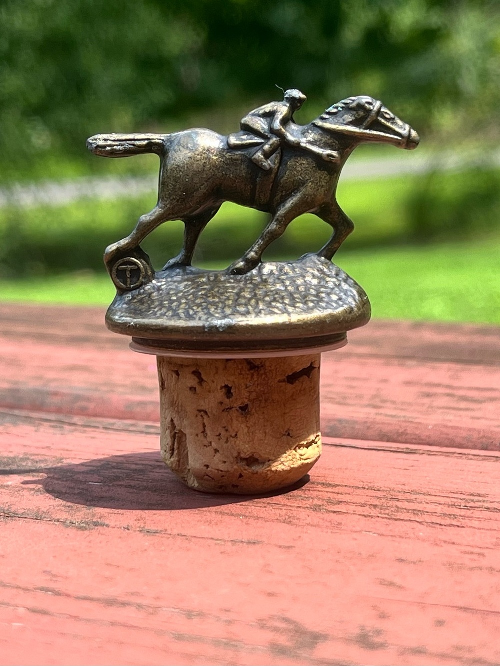 Blanton’s Bourbon Collectible Bottle Stopper Letter T